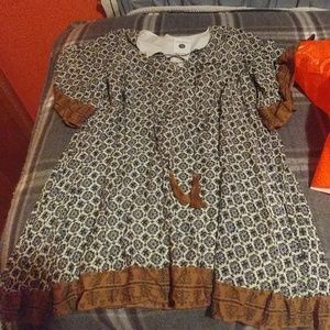 Easel Flowy Indie Dress